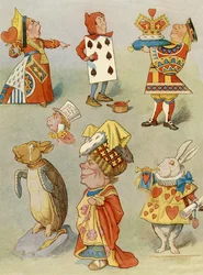 Characters from Alice in Wonderland